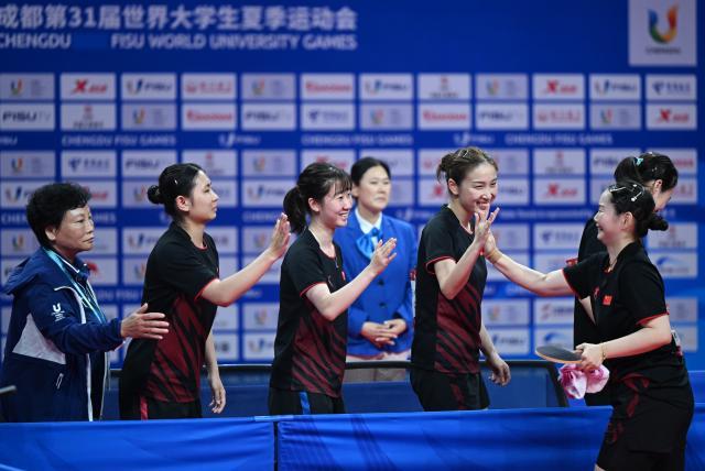 开云体育-大运会中国女乒惊险夺冠 各层级中日对决愈演愈烈